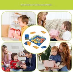 Familiebordspel - Kaartspel Opdrachten - Reizen Vriendenbijeenkomsten - 54 Opdrachtkaarten - 20.5 x 20.5 cm — thumbnail 5