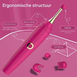Vitdipy - Vibrators voor Vrouwen - Pinpoint Vibrator - Sex toys - Clitoris stimulator - Mini Vibrator - Vibrator orgasme pen - Vibrators voor Vrouwen en koppels - Roze — thumbnail 5