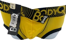 BodyQ Sexy Heren Boxershort – Geel/Zwart – Erotische Herenlingerie – Maat XL — thumbnail 1