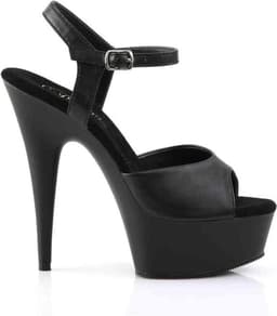 EU 38 = US 8 | DELIGHT-609 | 6 Heel, 1 3/4 PF Ankle Strap Sandal — thumbnail 5