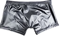 BamBella ® - Boxer short - Maat XXL - MAT glans - Zwart BDSM kleding kruisloos open kruis erotische heren kleding — thumbnail 4
