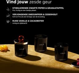 LELO – Massagekaars – Black Pepper & Pomegranate — thumbnail 4