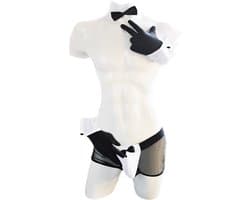 BamBella® - L/XL Stripper set Man - Gigolo broek kostuum sexy lingerie man heren Strip valentijn kleding