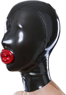 Extreme latex fetisj GAG masker voor haar - Latex bondage - 100% Latex rubber - BDSM - Mond condoom - Knevel - Fetisj - One size - Meerdere maten — thumbnail 1