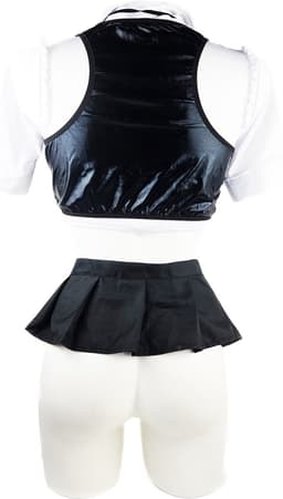 BamBella ® Sexy erotische uniform Schoolmeisje Rollenspel kleding outfit dames — thumbnail 3