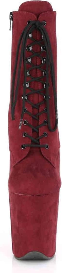 Pleaser - FLAMINGO-1020FS Plateau Laarzen, Paaldans schoenen - Paaldans schoenen - 36 Shoes - Bordeaux rood — thumbnail 2