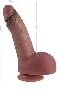 vscnovelty® Dual-Layered - Nature-Feel - Ejaculating -spuitende - silicone Dildo — thumbnail 3