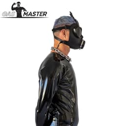 GASMASTER Army Gasmasker – Zwarte Lenzen — thumbnail 5
