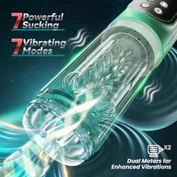 Mastubator – Automatische High-Tech Masturbator voor Mannen Masturbator voor Man - Sex Toys voor Mannen - Blowjob Simulator - Masturbators - verschillende Modes - Pocket Pussy - Automatisch t — thumbnail 3