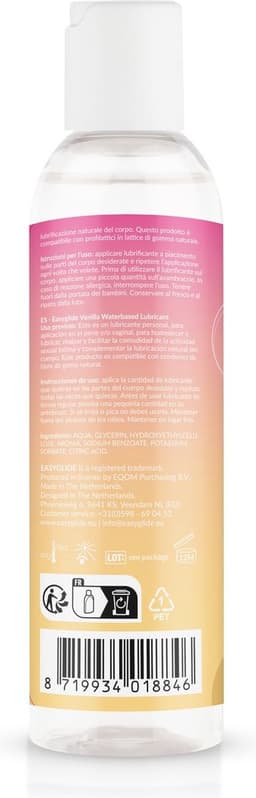 EasyGlide - Vanille Glijmiddel op Waterbasis - 150 ml — thumbnail 2