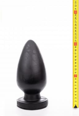 HUNG System Buttplug Egg 21,5 cm - zwart — thumbnail 5