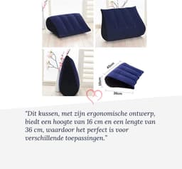 TipsToys® Sex Kussen SeksMeubel - Sex Pillow - Seksspeeltjes voor koppel - Opblaasbaar Seks Kussen Cockring — thumbnail 2