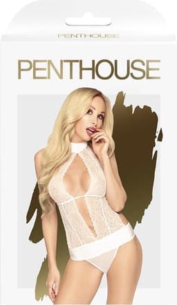 Penthouse Lingerie Perfect Lover - Erotische Body - Maat M/L - Wit — thumbnail 5