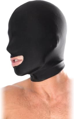 Pipedream Fetish Fantasy hoofdkap Spandex Open Mouth Hood zwart — thumbnail 5