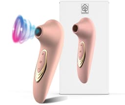 Vibrator - Vibrator voor vrouwen - Vibrators voor mannen - Sex toys voor vrouwen - Vibrators - Zachte verwenning - Extreem stil + 5 sucking modes — thumbnail 5