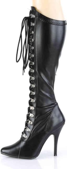 EU 36 = US 6 | SEDUCE-2024 | 5 D-Ring Stretch Knee BT, Side Zip — thumbnail 3