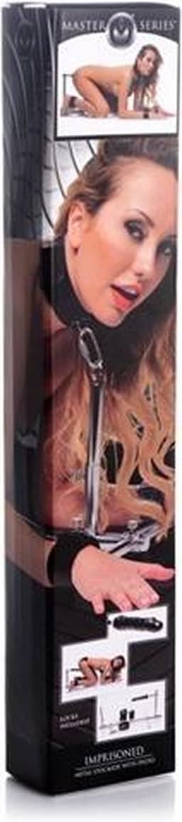 Imprisoned Bondagerek Met Dildo - Diversen - Neukmachines - Zwart - Discreet verpakt en bezorgd — thumbnail 5