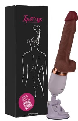 TipsToys® Seksmachine Vibrator - Stotende Sexmachine Dildo - Seksspeeltje voor Vrouwen - Sextoys — thumbnail 1