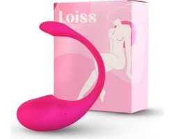 Loiss® Draagbare Vibrator 3 – Vibrerend Ei met App-bediening – 10 Standen, Stil & Oplaadbaar – Waterproof Clitoris Stimulator – Sex Toy voor Vrouwen & Koppels – Roze
