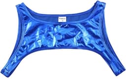 Heren tank top harnas - Erotische top mannen - PU Leder - Leer - Topje - Rollenspel - Goede kwaliteit — thumbnail 4