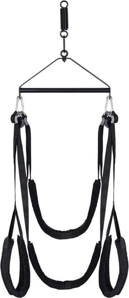 Luxe Sex love swing / seksschommel / Zwart metalen ophangsysteem — thumbnail 1