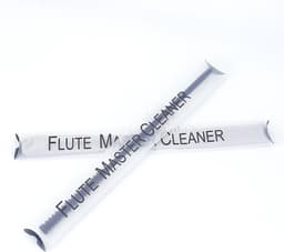Fluit Reinigingsset - Blaasinstrument Onderhoud - Instrument Schoonmaken - Flexibele Siliconen Staaf - 40 x 5 x 1 cm - Zwart — thumbnail 3