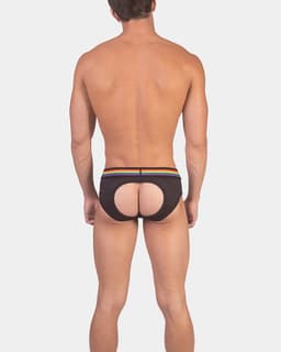 Barcode Berlin Multipack Backless Brief Pride Black + Pride Harness - MAAT XL - Erotisch Heren Ondergoed - Slip voor Man - Sexy mannen Slip — thumbnail 5