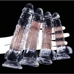 Oneay XXS Realistische penis met sterke zuignap, unisex speeltje, anaalplug, seksspeeltje voor stellen, anaalpenis voor mannen/vrouwen/homoseksuelen, seksspeeltje voor volwassenen of seksspeeltje voor beginners. — thumbnail 3