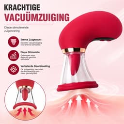 Sther Nipple & Clit Sucker – App Gestuurde Vibrators voor Vrouwen – Tepelzuiger & Clitoris Stimulator – Sex Toys voor Vrouwen – Bediening via App – 5-in-1 Seksspeeltje – Waterproof — thumbnail 3