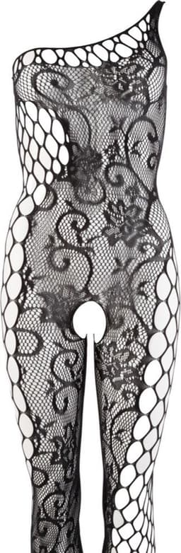 Sexy Lingerie - Catsuit met Open Kruis - Erotische Catsuit - Bodystocking - S/L — thumbnail 3