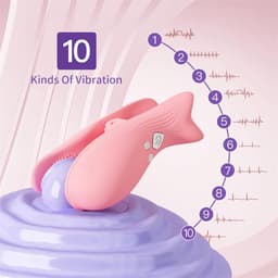 Ynkkvre - Borstmassageapparaat - Vrouwen - 10 Vibratiemodi - Nippelklemmen en Klitorisstimulatie - Silicagel materiaal - Voor solo of koppelsessies — thumbnail 2