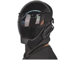 Cyber ​​Gothic Punk Helm Masker voor Mannen, Motorfiets Futuristisch Techwear Masker, Cosplay, Halloween, Feest, Muziekaccessoires