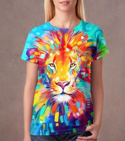 Unisex T-Shirt met 3D Print Korte Mouwen Grafische Zomer Top — thumbnail 4