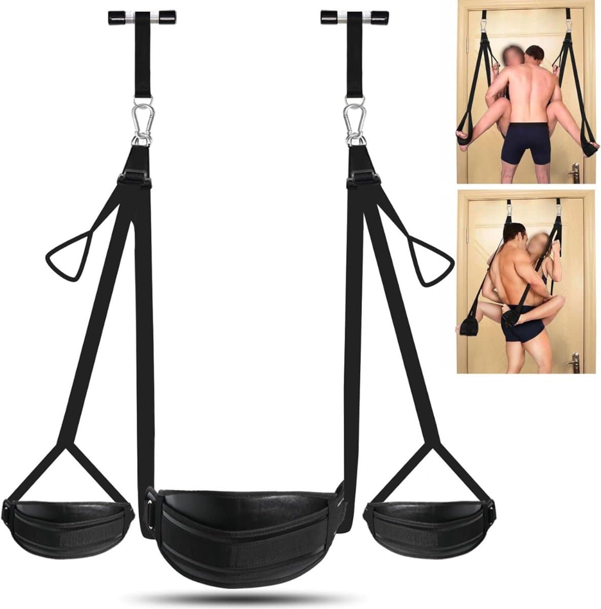 SAVI® Sex Schommel - Sex Swing Extra Stevig – Seksschommel met Gratis Blinddoek – Zwart - 29cmx 25cmx 8cm; 970 g — afbeelding 1