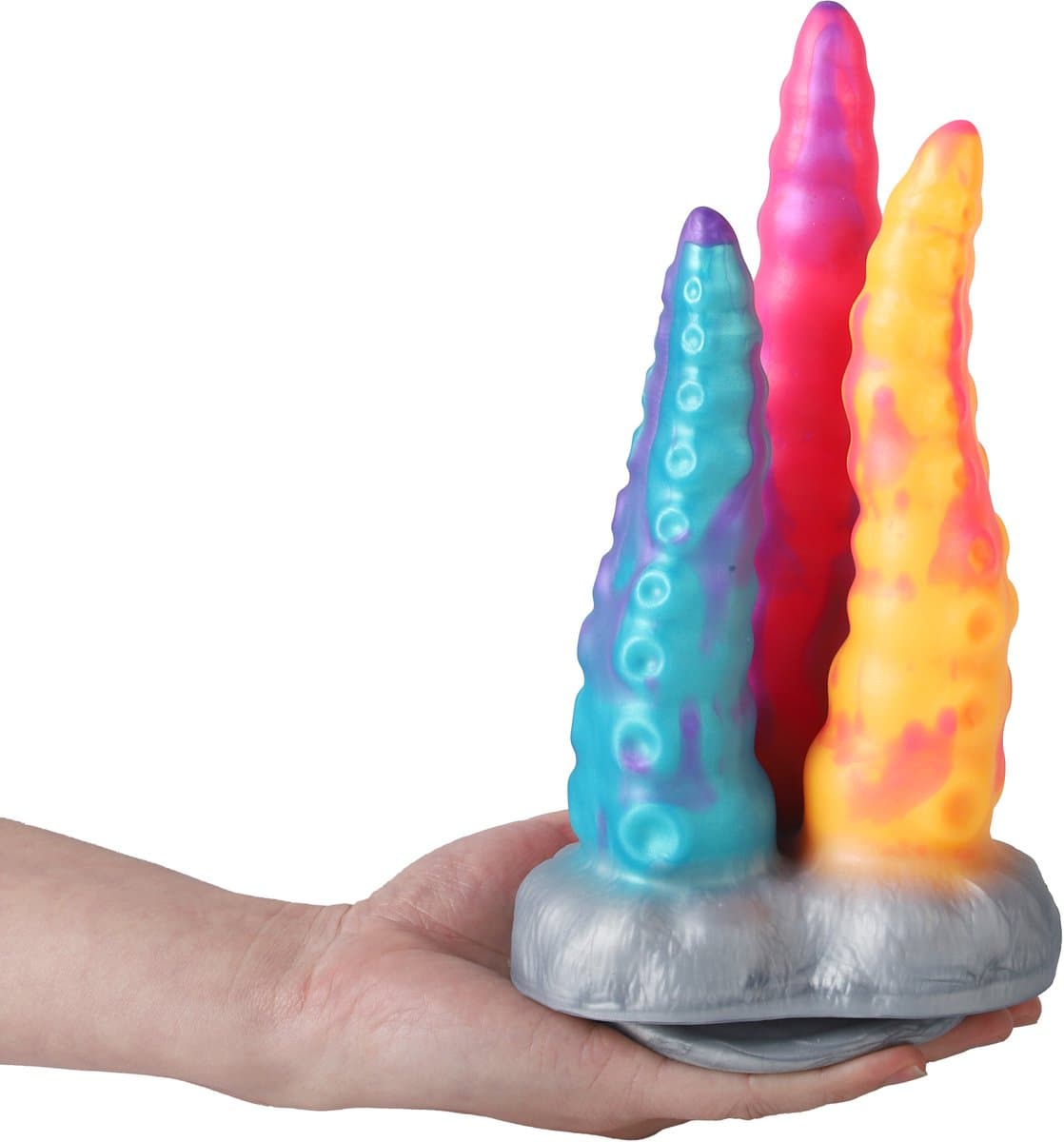 Banoch | Dildo "Mountain of Dildo's"| siliconen met zuignap | fantasy tentacle monster — afbeelding 1