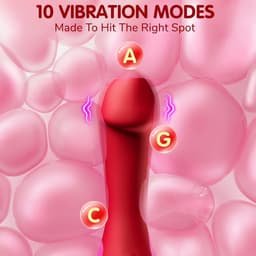 Desiredrops® - Rose Vibrator - Clitoris Lik Stimulator Vibrators Volwassenen Seksspeeltjes Vibrators voor Vrouwen - Cadeautje voor Haar - Clitoris Stimulator - Sex Toys voor haar - 2 in 1 dildo — thumbnail 3