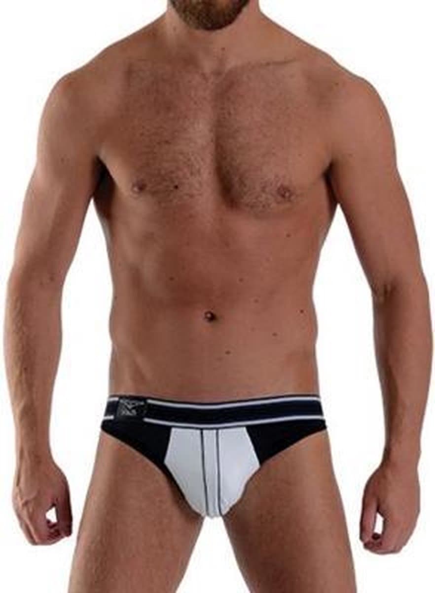 Mister B urban manhattan jockstrap wit/zwart large — afbeelding 1