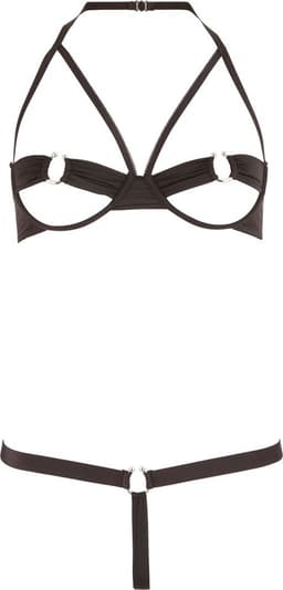 Beha en String | Cottelli | Zwart | 85B-L — thumbnail 4