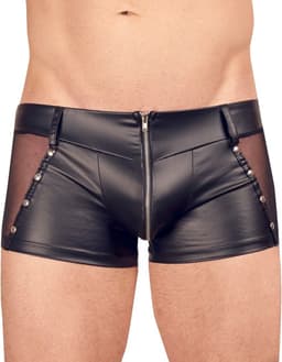 Wetlook Shorts met Studs en Inzetstukken — thumbnail 4