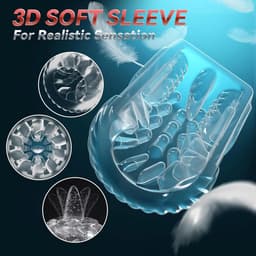 Mastubator – Automatische High-Tech Masturbator voor Mannen Masturbator voor Man - Sex Toys voor Mannen - Blowjob Simulator - Masturbators - verschillende Modes - Pocket Pussy - Automatisch t — thumbnail 5
