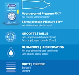 Durex - 40 stuks Condooms - Thin Feel 1x20 stuks - Classic Natural 1x20 stuks - Voordeelverpakking — thumbnail 4