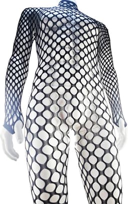 BamBella ® - Panty pak -Onesize - body suit - Heren- Erotische jumpsuit van kant Man lingerie Zwart kant gaas — thumbnail 5