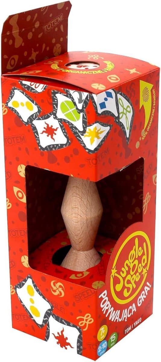 Snelheidskaartspel met Houten Totem voor Familieplezier — afbeelding 1