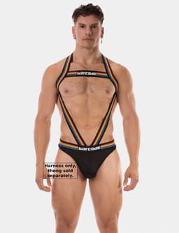 Barcode Berlin Body Harness Pride Ikem Black - MAAT L/XL — thumbnail 4