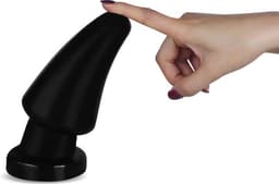 Lovetoy - Anal Shocker - King Size Buttplug - 19 x 7 cm - Zwart — thumbnail 5