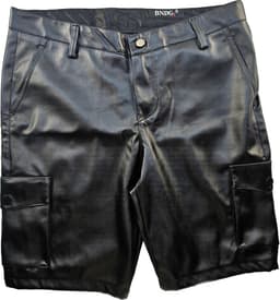 BNDGx® - Korte Broek Heren - Maat S - Open kruis Erotische Sex kleding - Nep Leer BDSM porno outfit Man Rollenspel kleding — thumbnail 5