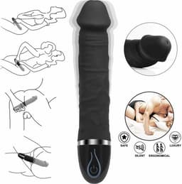 Lzwintrading Dildo Vibrator Realistisch - Dildo Vibrator voor Vrouwen - Sex Toys voor Vrouwen Koppels - G Spot Vibrator met 7 Vibratie Standen- Clitoris Stimulator - Seksspeeltjes - Erotiek - Dildo Anaal - Anale Speeltjes - 20CM — thumbnail 1