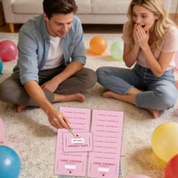 Kras Liefdes Coupons - Date Night Kaarten - Relatie Verdiepen - Speelse Koopelbinding - 20 stuks - roze — thumbnail 5