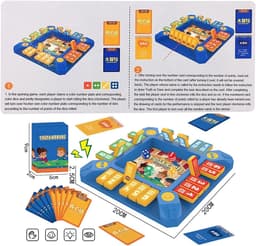 Familiebordspel - Kaartspel Opdrachten - Reizen Vriendenbijeenkomsten - 54 Opdrachtkaarten - 20.5 x 20.5 cm — thumbnail 4