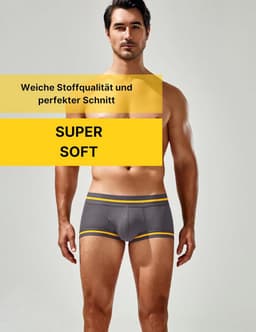 Heren Low Rise Boxer Briefs Sexy IJs Zijde Ondergoed — thumbnail 3
